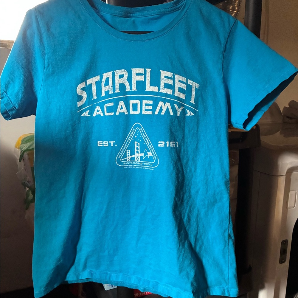Starfleet Academy Men's Blue T-Shirt
